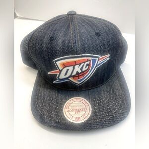 Mitchell & Ness SnapBack denim Oklahoma City Thunder hat New